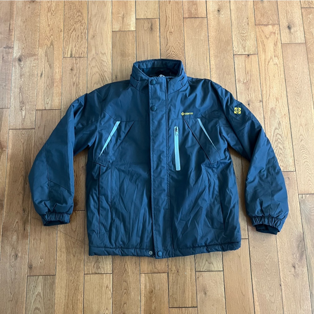 Gemyse Boys Gray Coat - Size Large (10-12)